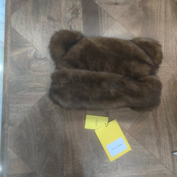 Marc Jacobs Teddy Hat OS New - Picture 1 of 4